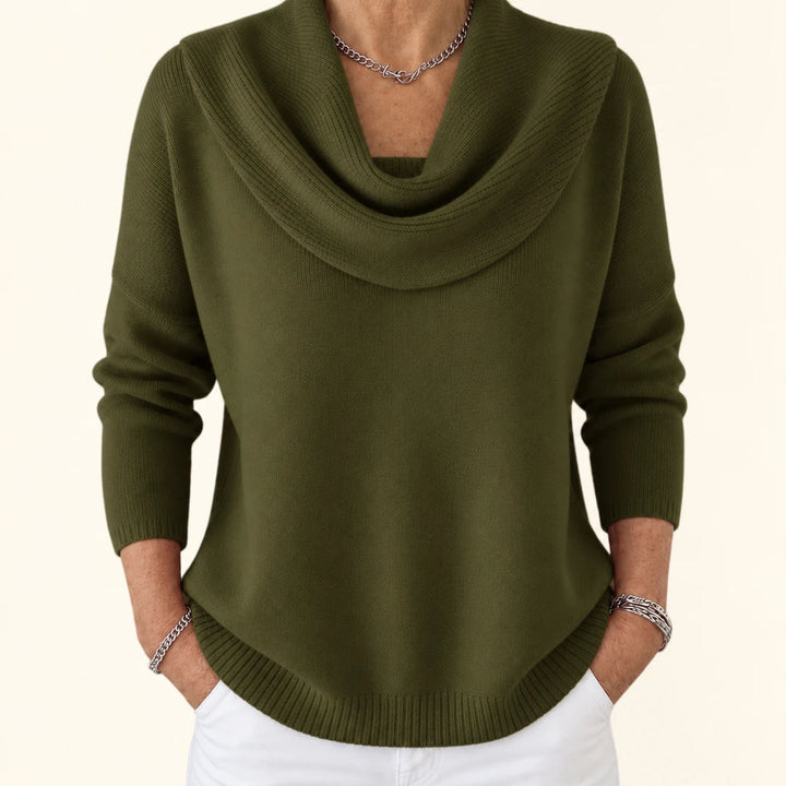 Sylvana - Long Sleeve Knitted Sweater