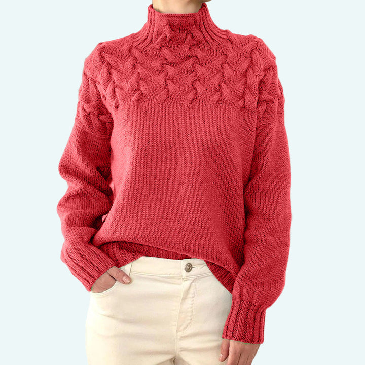 Farrah - Elegant Knitted Turtleneck Sweater