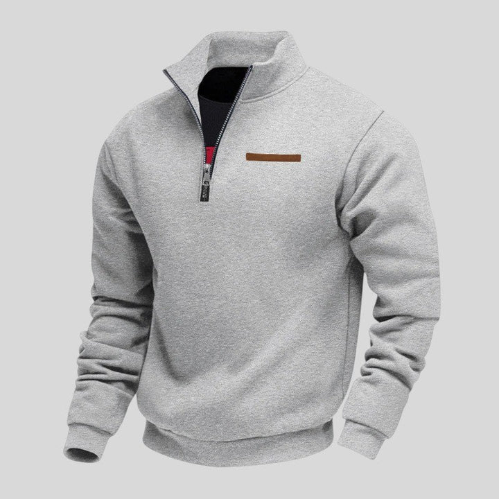 Marcus - Casual Quarter-Zip Sweatshirt