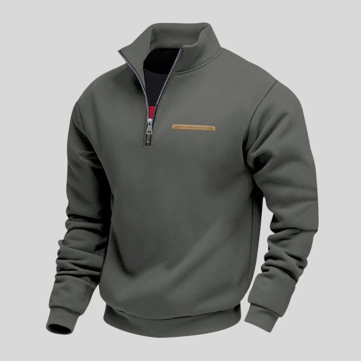 Marcus - Casual Quarter-Zip Sweatshirt