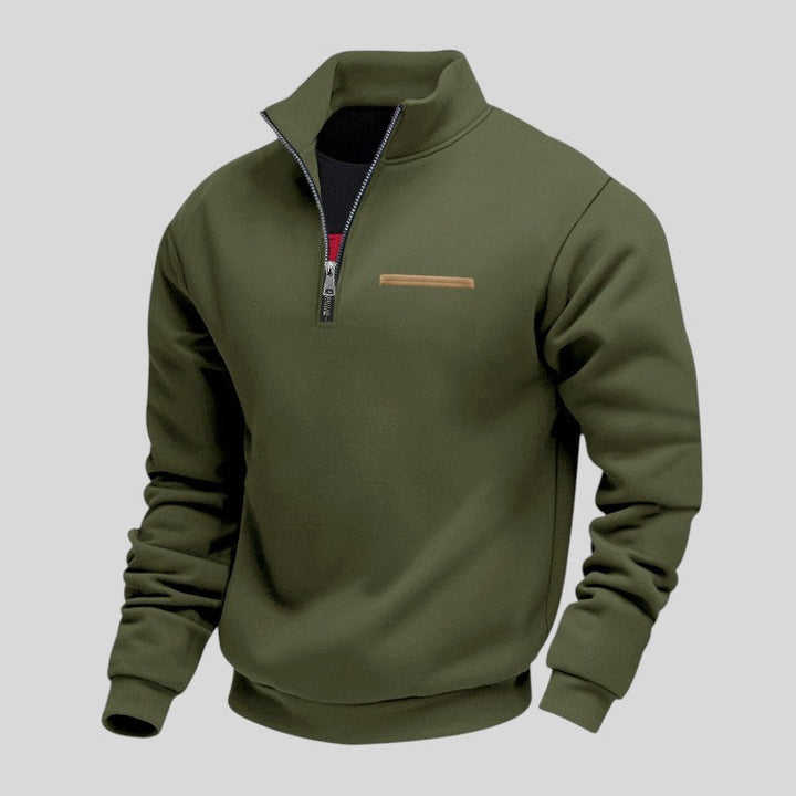 Marcus - Casual Quarter-Zip Sweatshirt
