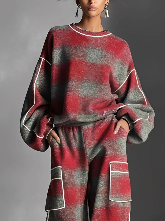 Naevia - Two Piece Check Set
