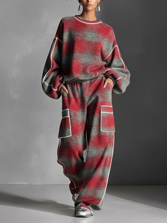 Naevia - Two Piece Check Set