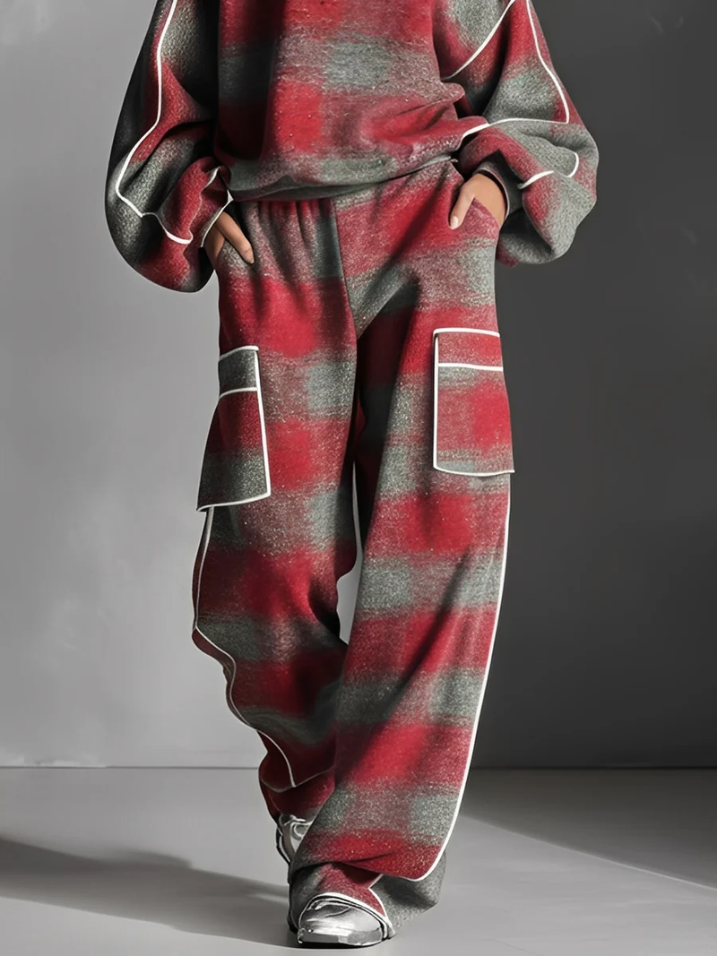 Naevia - Two Piece Check Set