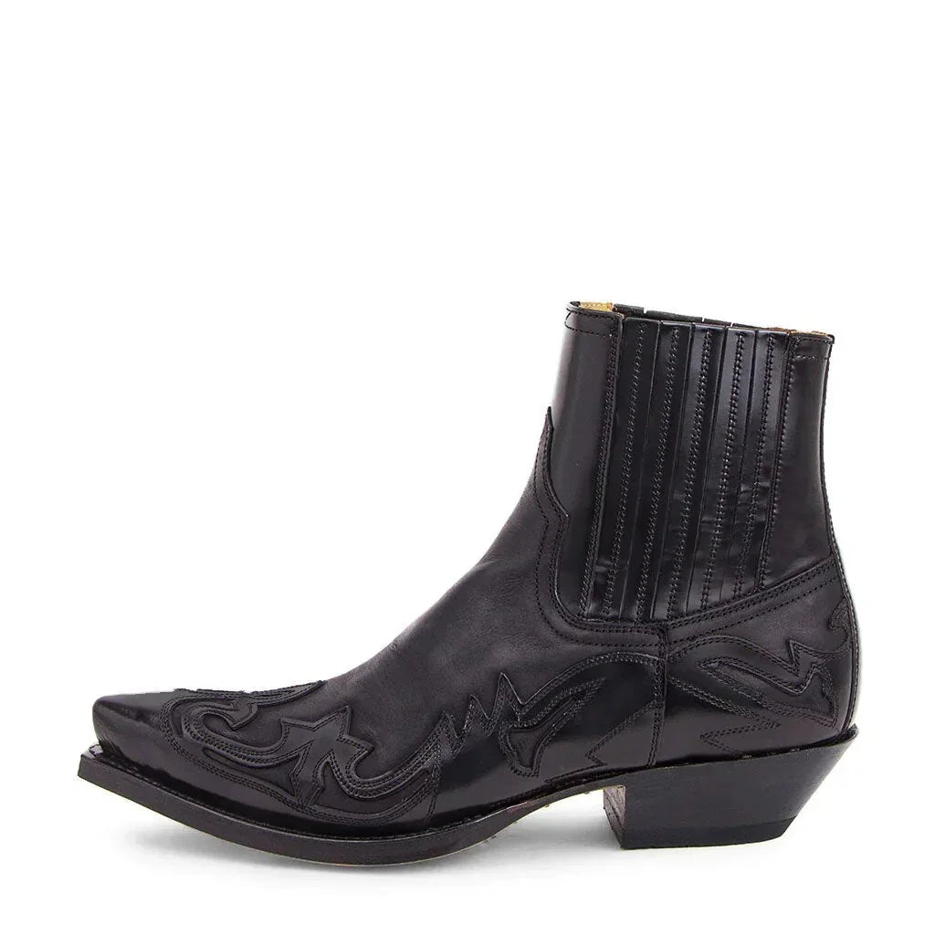 Noveetta - Pointed Toe Western Ankle Boots