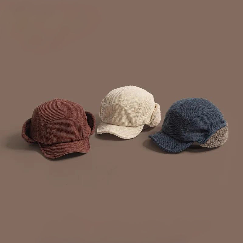 CozyFlaps - Ribbed Cap With Earflaps