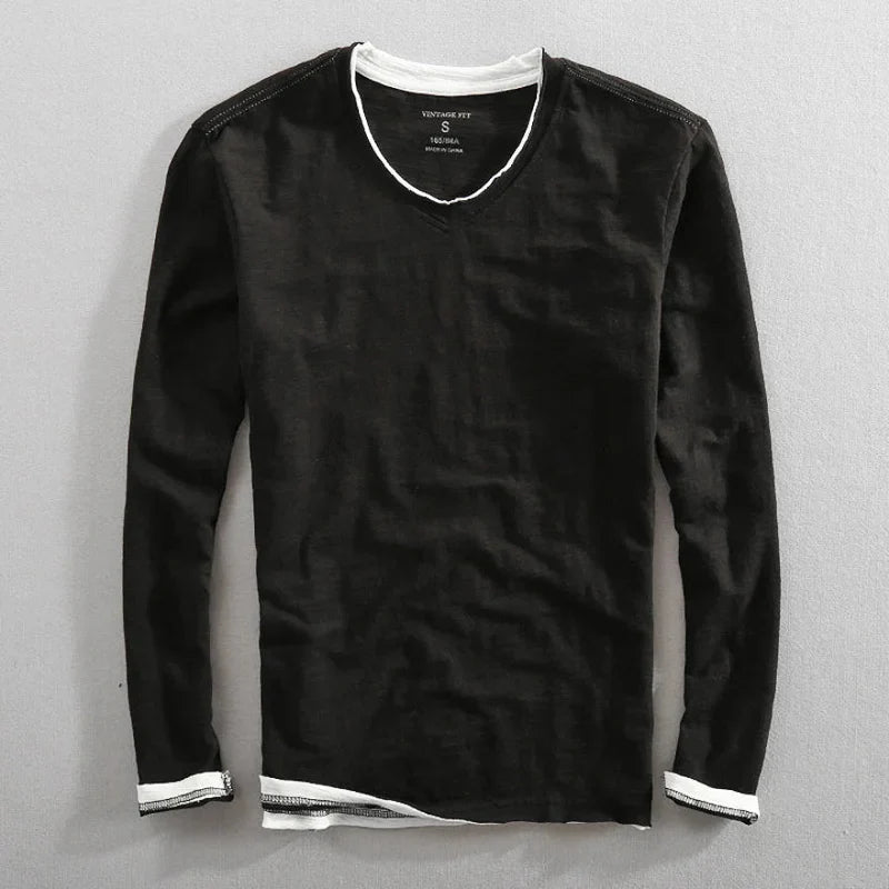 Roderick - Cotton Longsleeve Shirt – Nkosi-Capetown