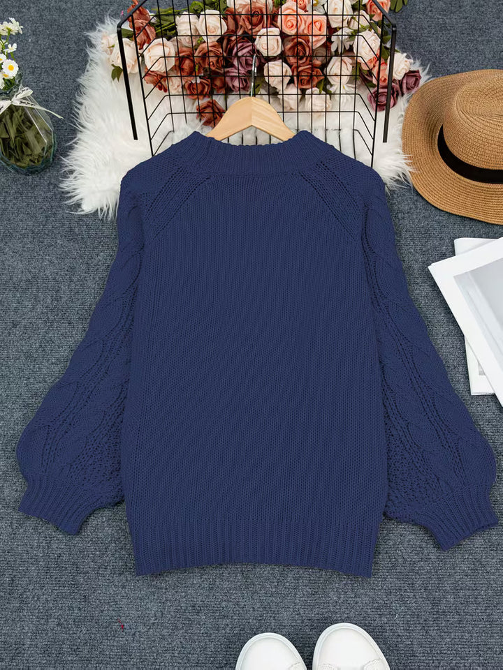 Elayra - Casual Loose Fitting Knitted Sweater