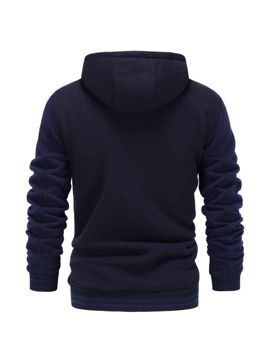 Askhat - Long Sleeve Hooded Baseball Jacket