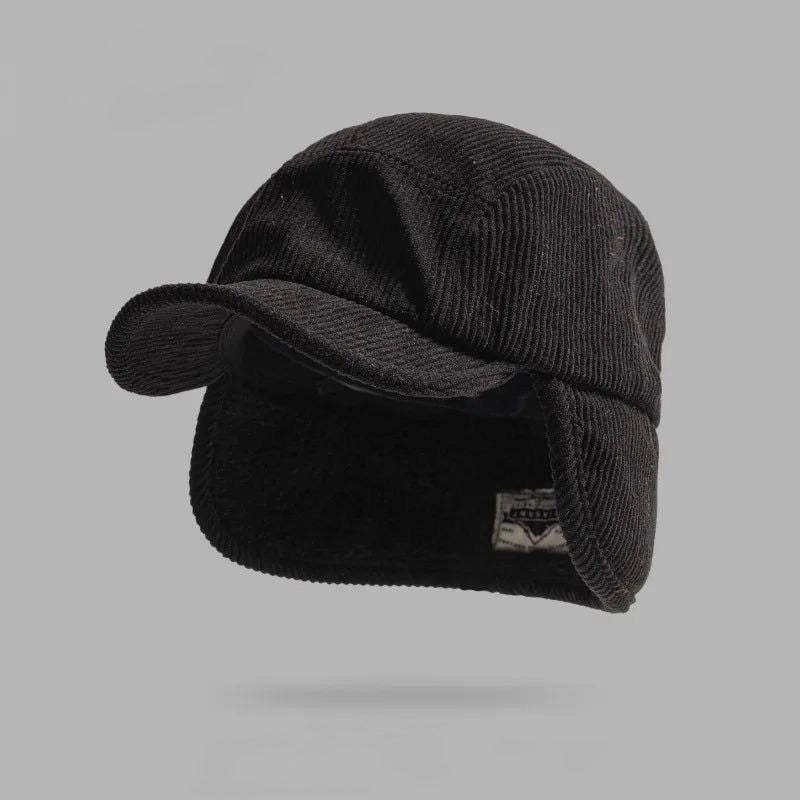 CozyFlaps - Ribbed Cap With Earflaps