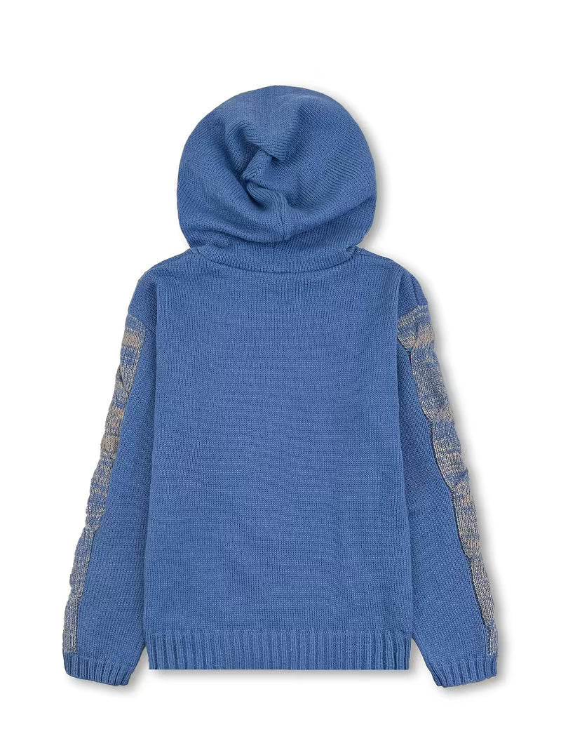 Cypriana - Elegant Knitted Sweater With Hood