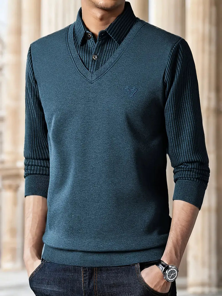 Leroy - Casual Long Sleeve Knitted Swater