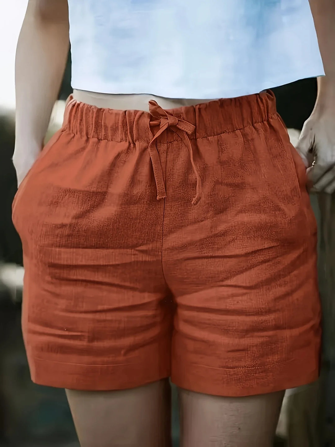 Niamh - Casual Summer Shorts With Pocket