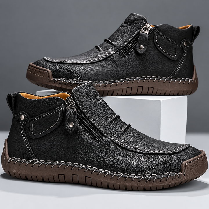 Fayeanuva - Premium Shoes With Side Zipper
