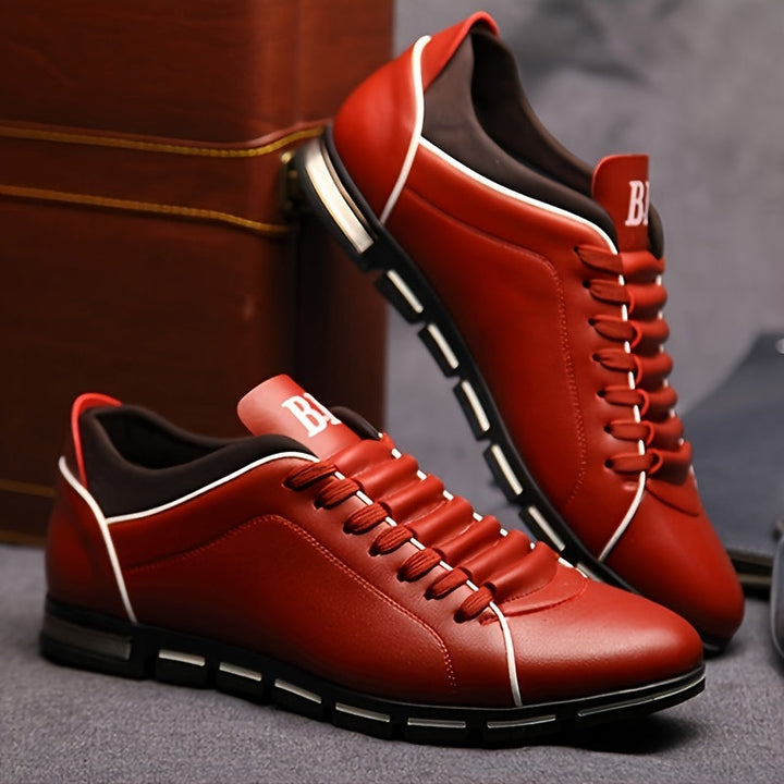 Ankan - Leather Lace-Up Sneakers