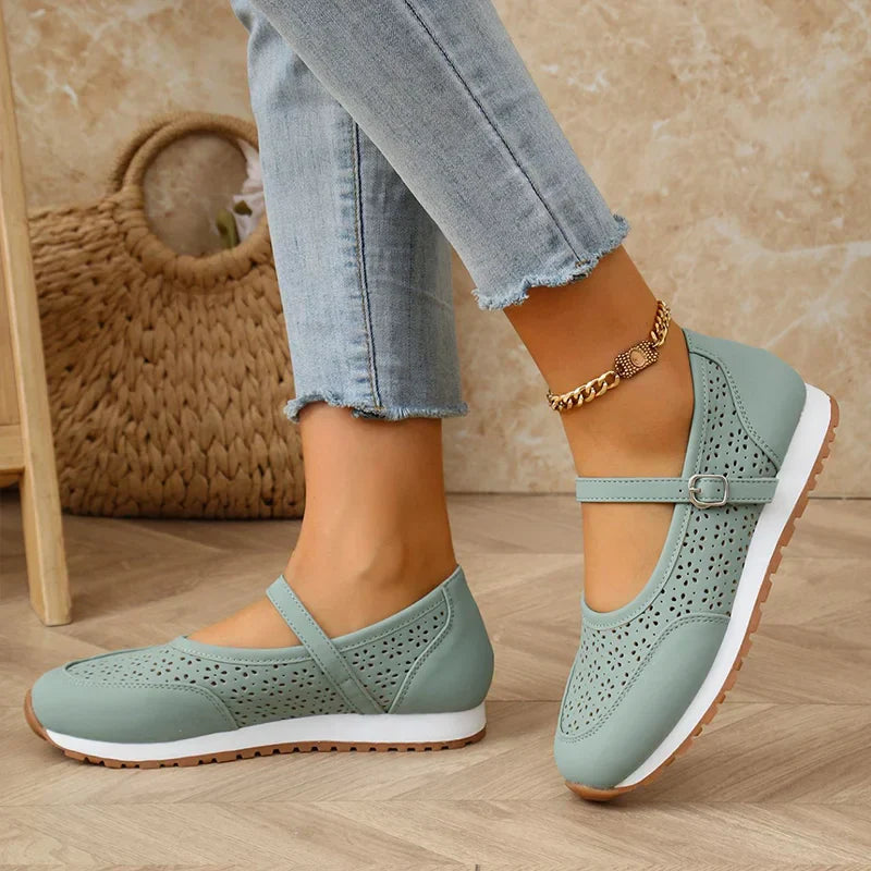 Jewell - Breathable Orthopedic Leather Shoes