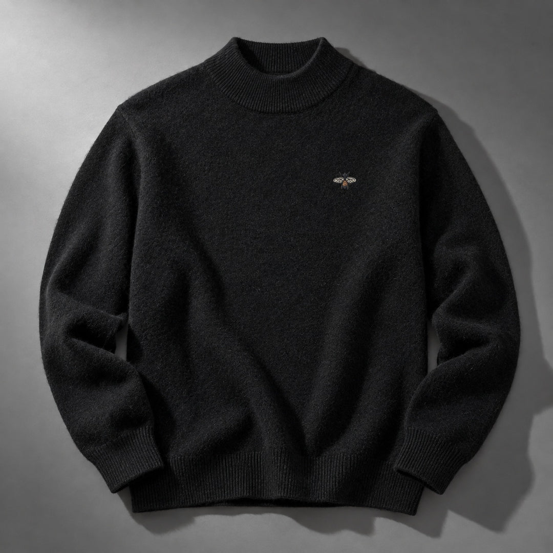 Fayeine - Knitted Mock Neck Sweater