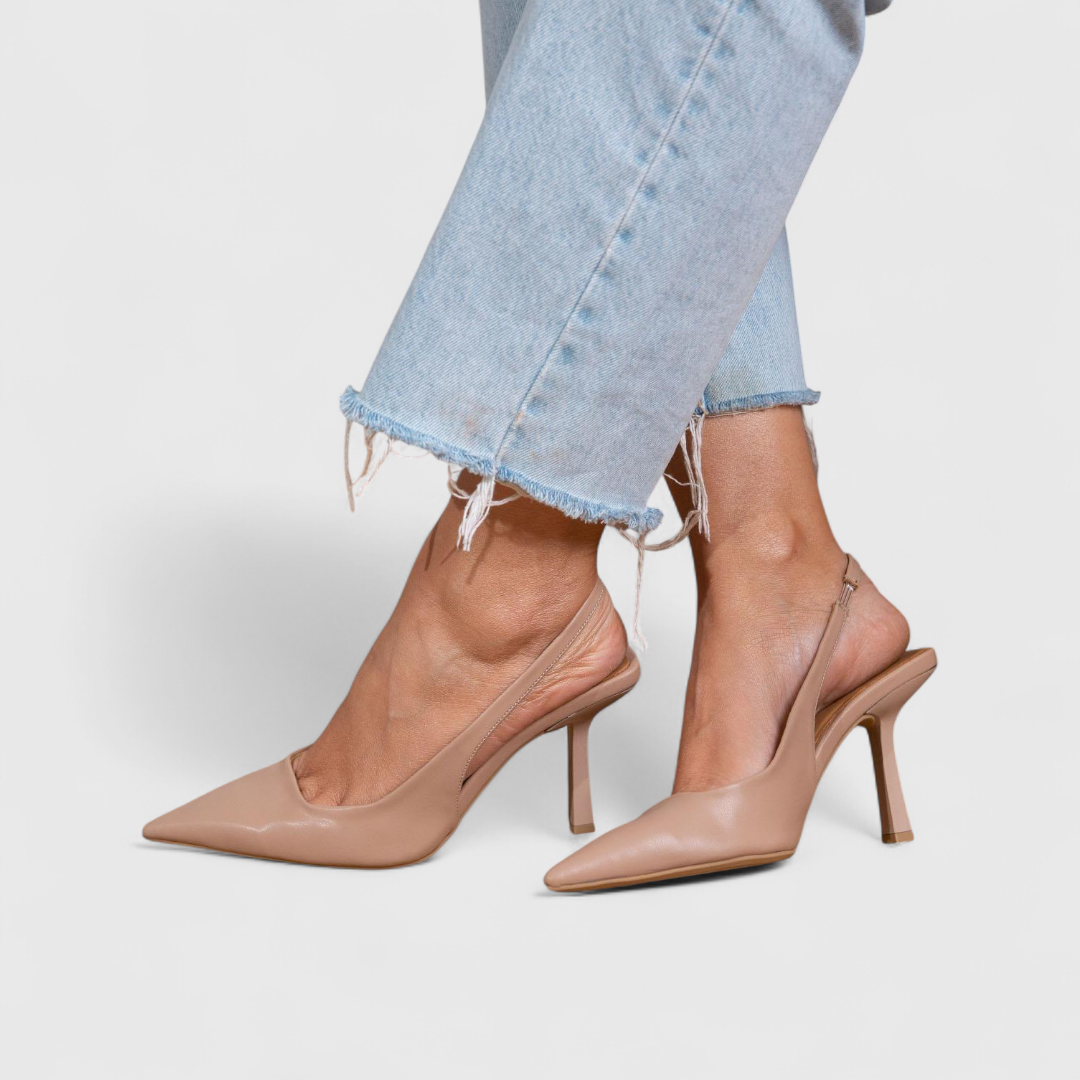 Aniya - Pointed Toe Slingback Heels
