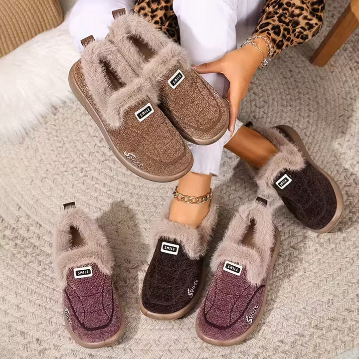 Nolani - Fashionable Faux Fur Winter Slippers