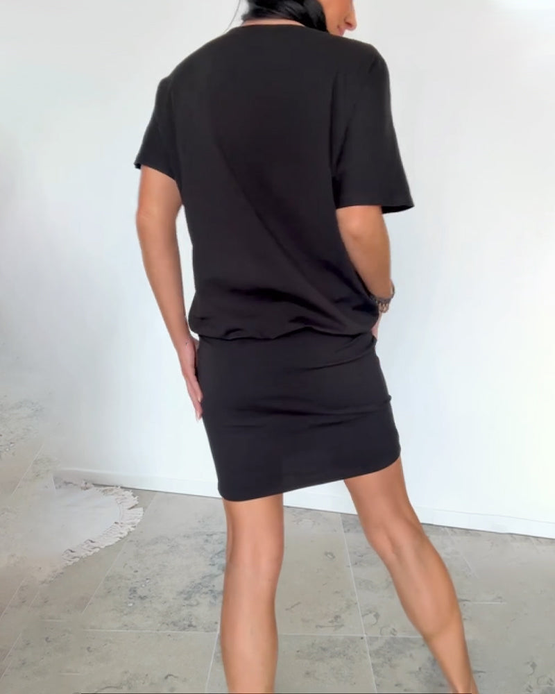 Ulrika - Short Sleeve Mini Dress