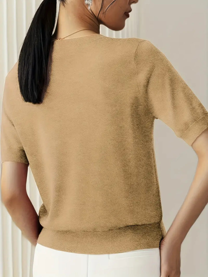 Jacquie - High Elasticity Casual T-Shirt