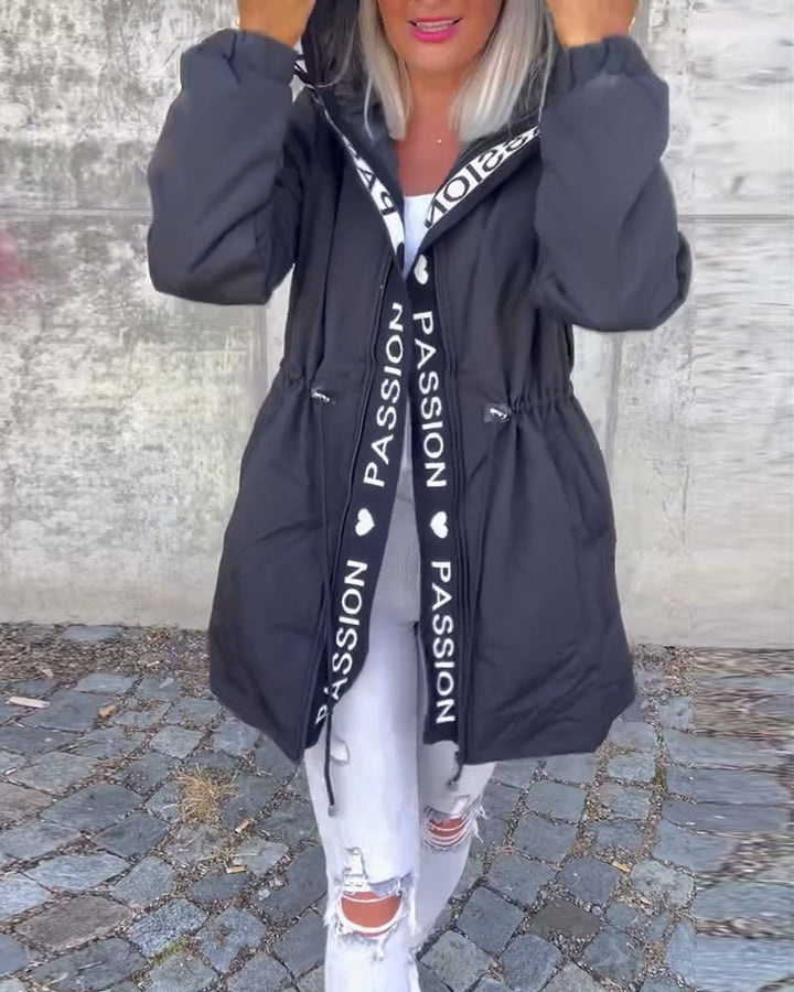 Valeella - Long Hooded Trench Coat