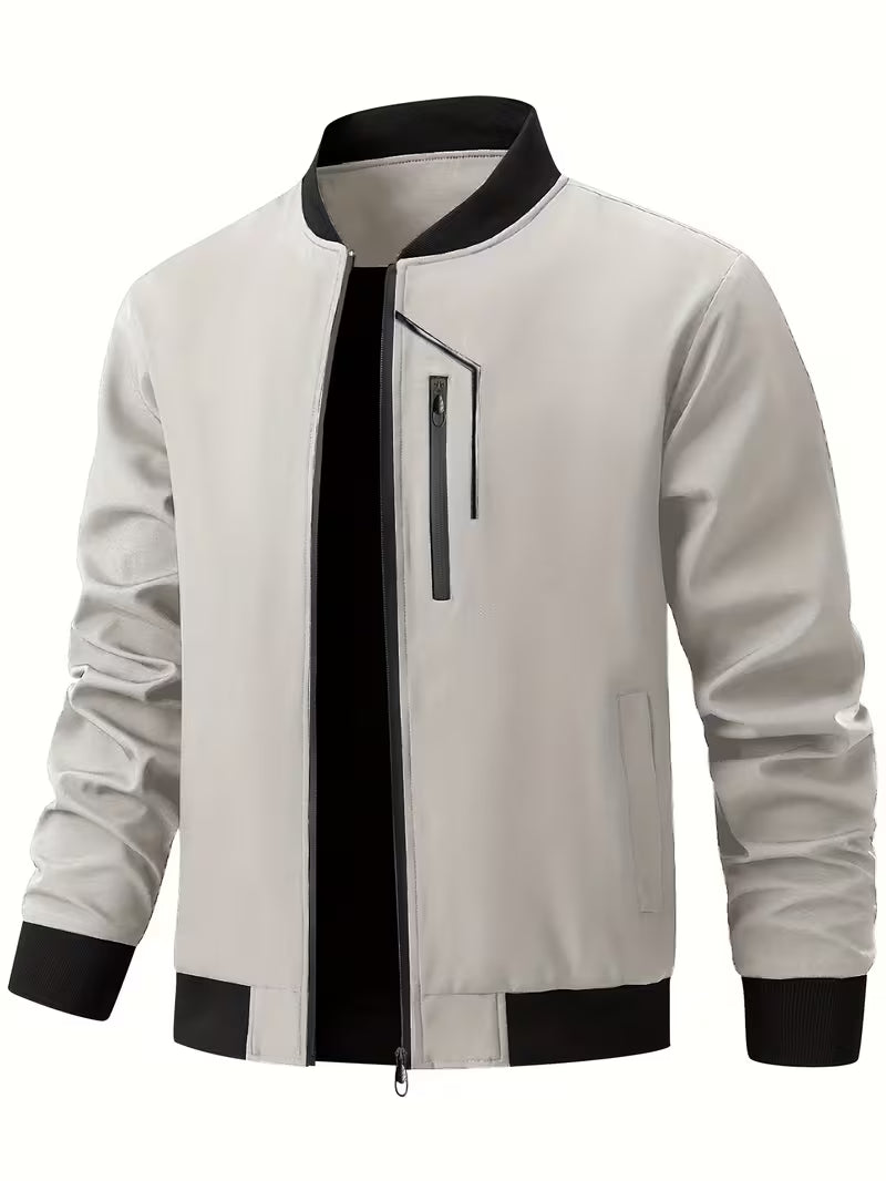 Baldis - Casual Bomber Jacket With Zipper