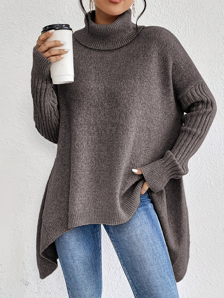 Tahlia - Matthias - Casual Asymmetrical Hem Hooded T-Shirt