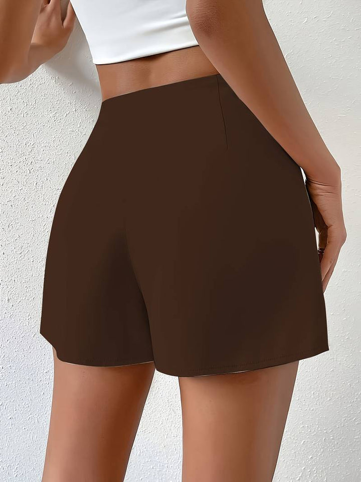 Houda - High Waisted Irregular Hot Short