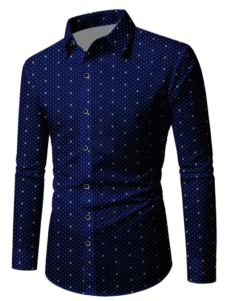 Spyros - Long Sleeve Shirt With Button Front