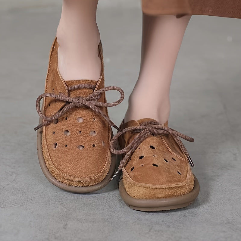 Tamsin - Casual Leather Non Slip Loafers