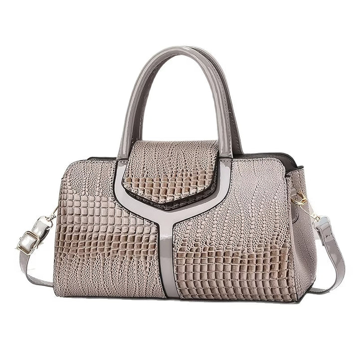 Isolarenna - Handbag With Crocodile Texture