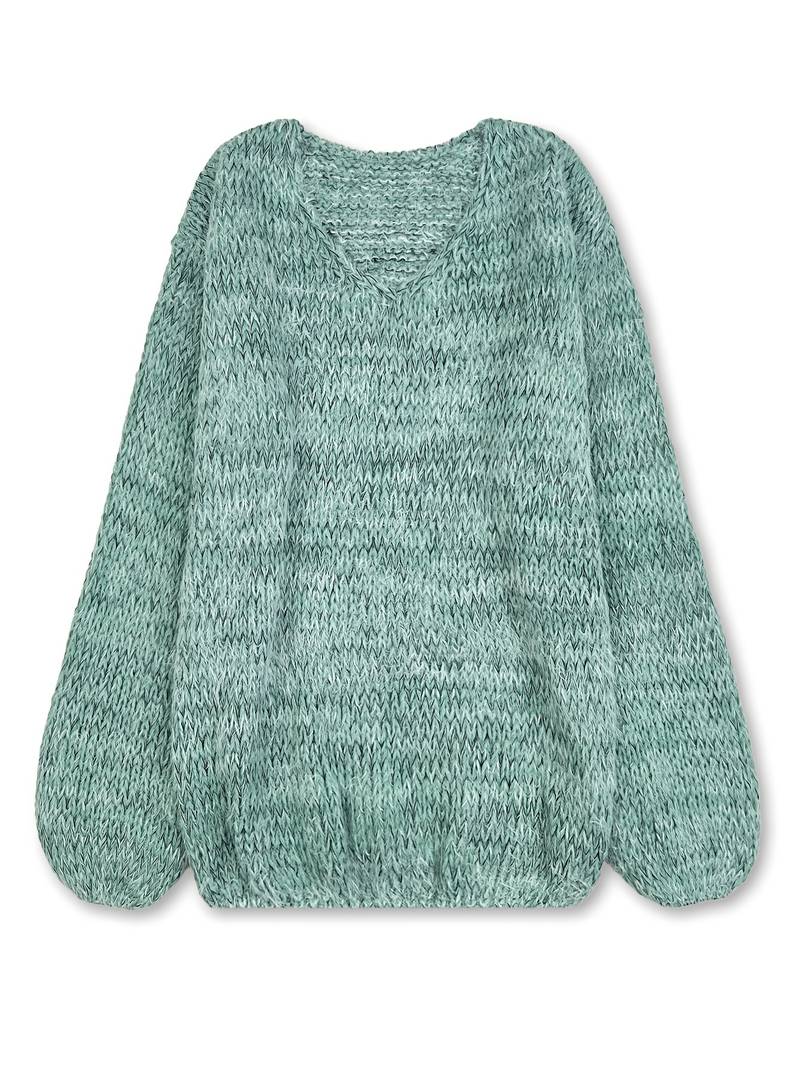 Lital - Elegant Soft Sweater With V-neck
