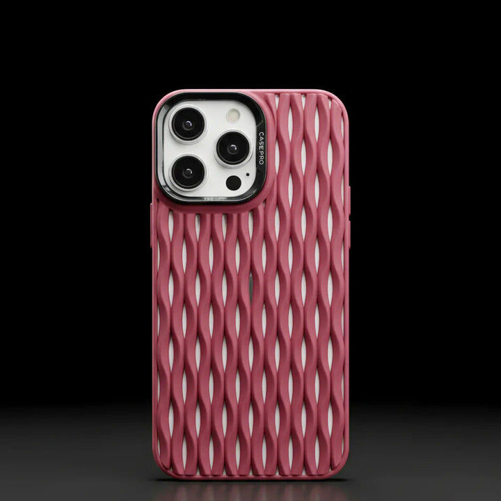 GripGrove - Breathable Mesh Woven Cooling iPhone Case