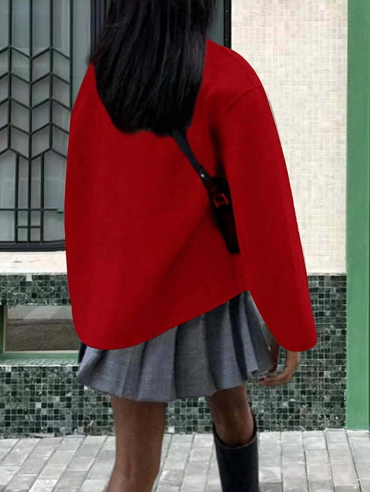 Deanne - Elegant Double Breasted Beige Coat