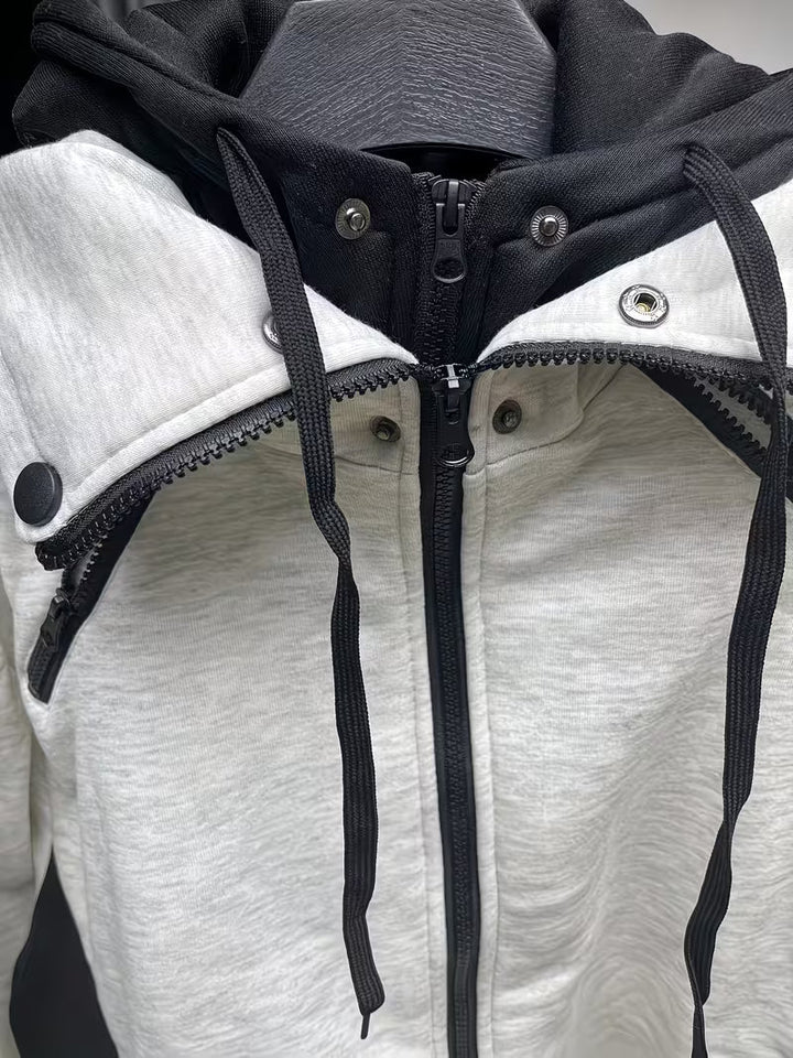 Griffiths - Regular Fit Long Sleeve Quarter Zip Hoodie