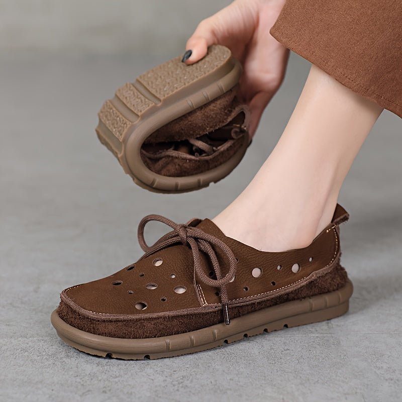 Tamsin - Casual Leather Non Slip Loafers