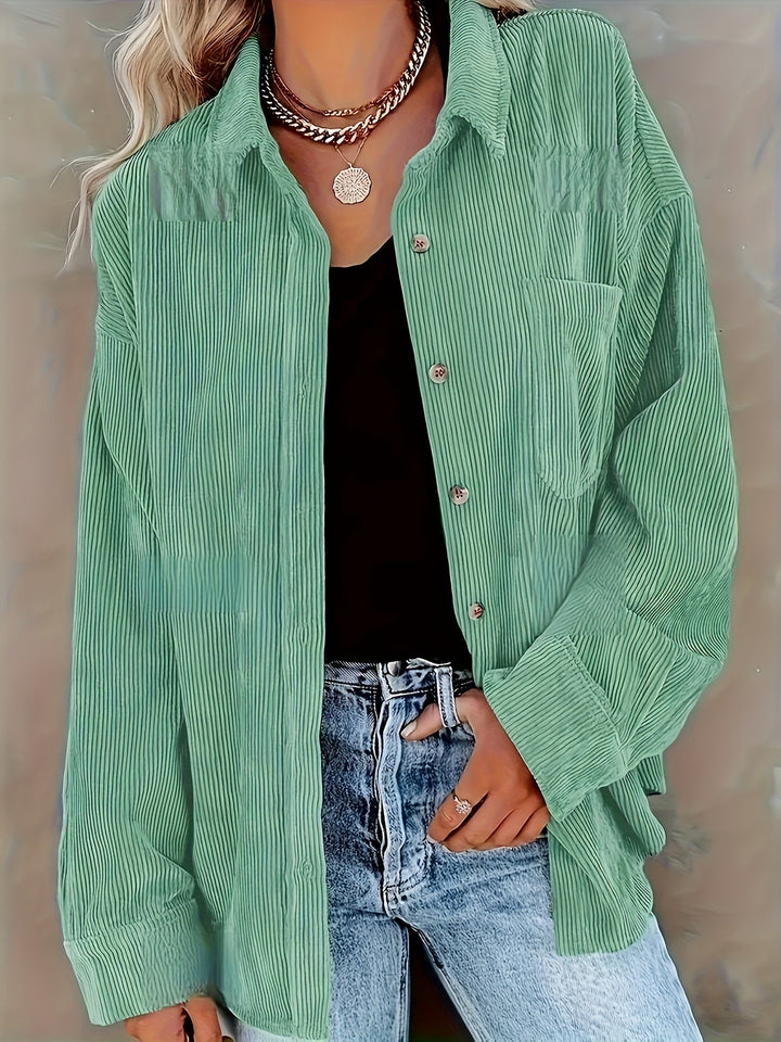 Magnius - Spring Long Sleeve Shirt With Pocket