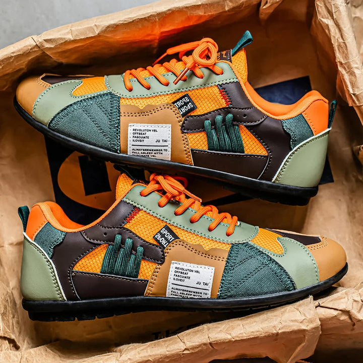 Voltpeak - Casual Sneakers With Textured Side Panels