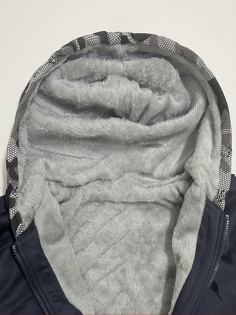 Oziel - Warm Fleece Hooded Jacket With Zipper