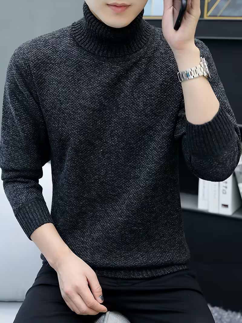 Avelyica - Elegant Turtleneck Knitted Sweater