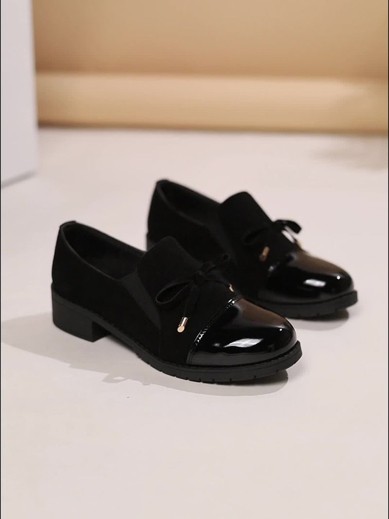 Virna - Elegant Non-Slip Loafers With Bow