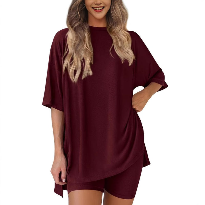 Rikke - Short Sleeve Two Piece Set