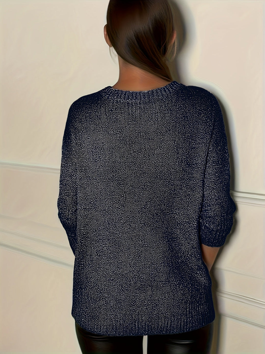 Healy - Knitted Sweater With V-Neck