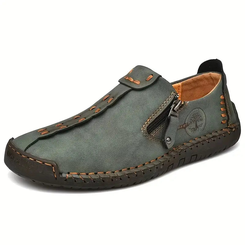 Joesph - Leather Shoes With Side Zipper