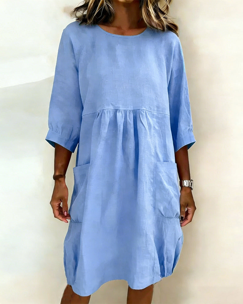 Maleesha - Stylish Dress With Wide Sleeve