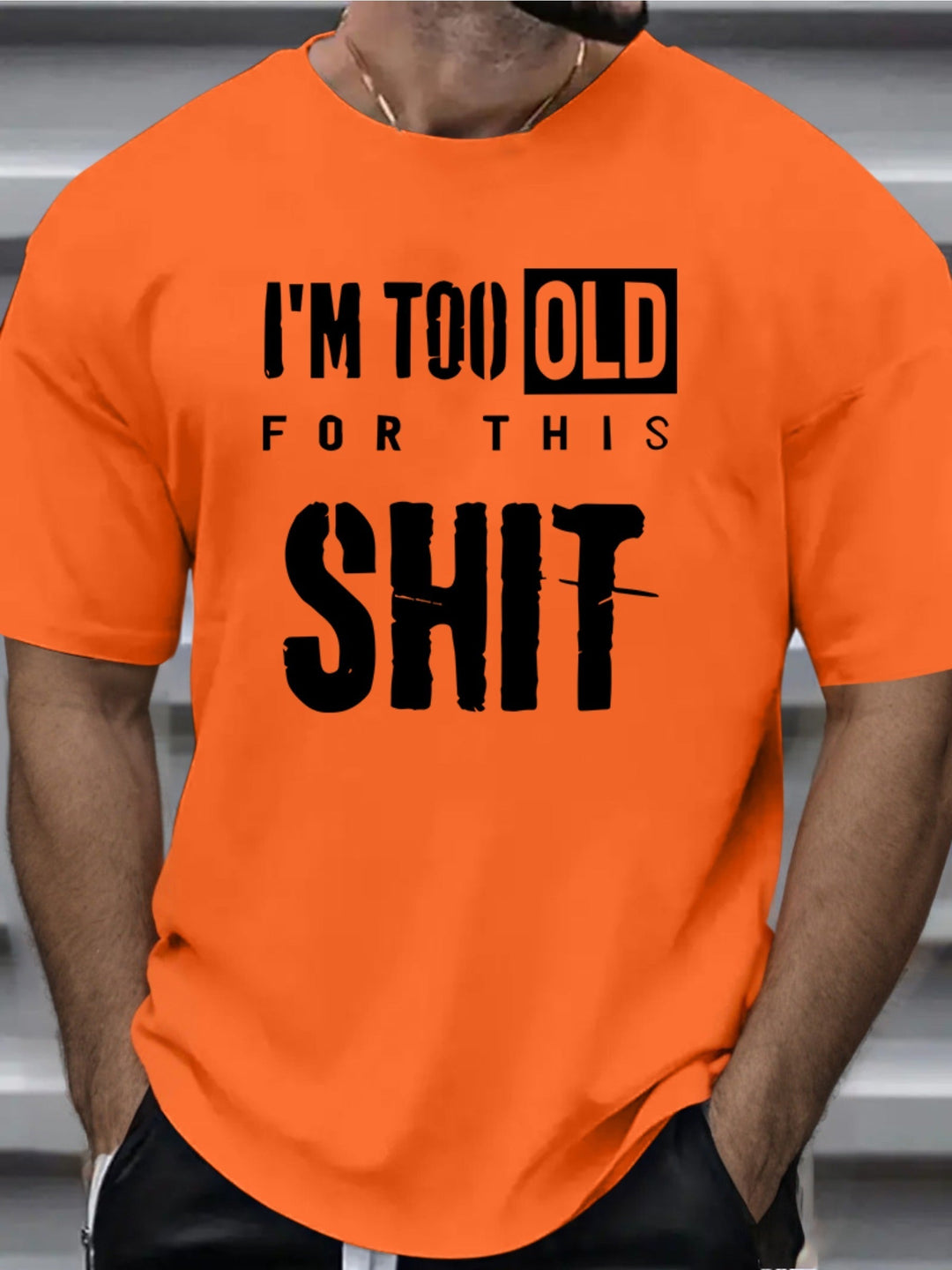 Marcin – Elegant T-Shirt With Round Neck