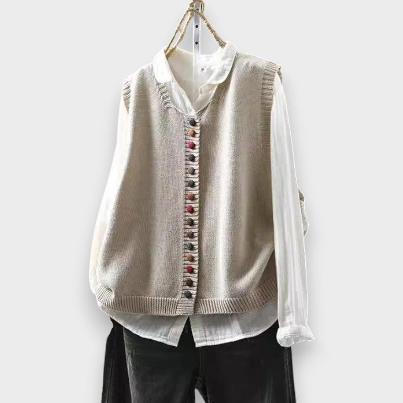Vespiruva - Sleeveless Knitted Vest