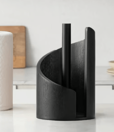WoodRipple -  Wooden Toilet Paper Holder Stand