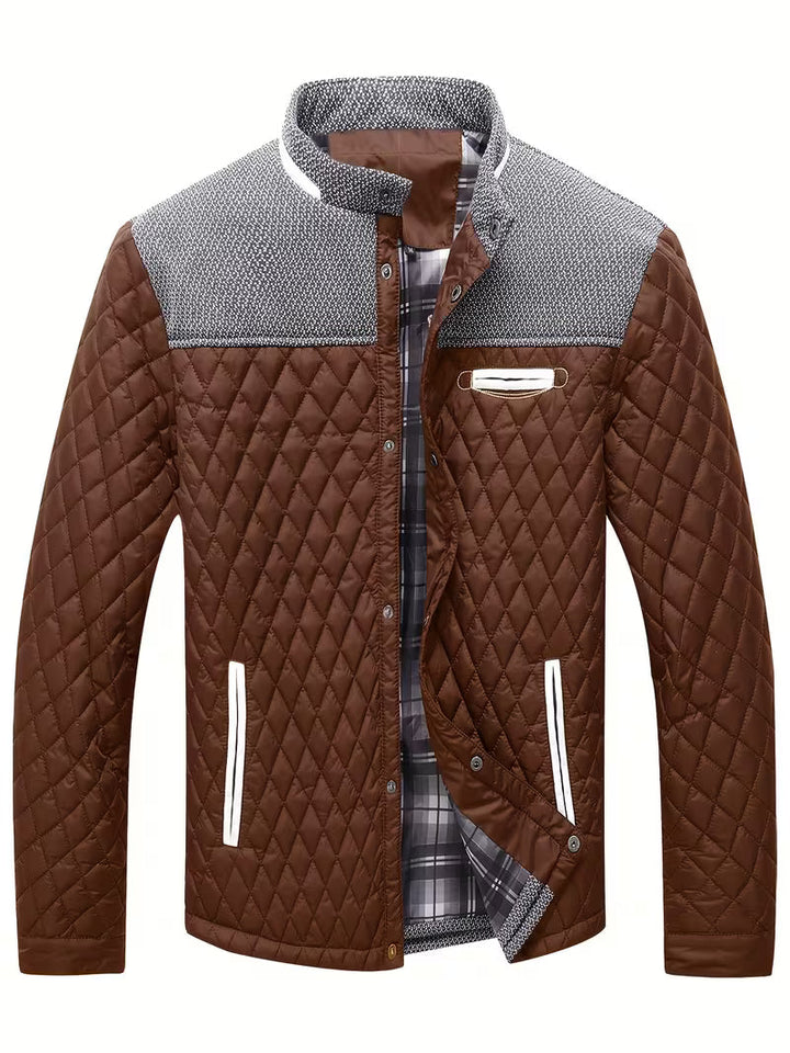 Raffin - Diamond Patchwork Puffer Jacket